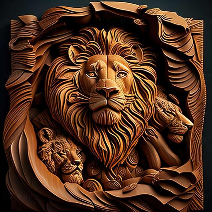 3D model Lion King The  Simbas Mighty Adventure game (STL)